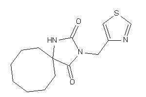 Image of 3-(thiazol-4-ylmethyl)-1,3-diazaspiro[4.7]dodecane-2,4-quinone