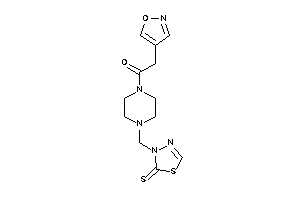 2-isoxazol-4-yl-1-[4-[(2-thioxo-1,3,4-thiadiazol-3-yl)methyl]piperazino]ethanone