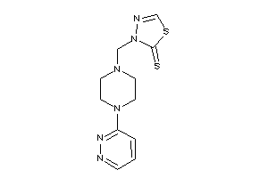 3-[(4-pyridazin-3-ylpiperazino)methyl]-1,3,4-thiadiazole-2-thione