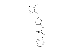 1-phenyl-3-[1-[(2-thioxo-1,3,4-thiadiazol-3-yl)methyl]pyrrolidin-3-yl]urea