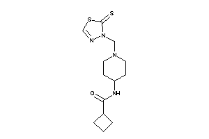 N-[1-[(2-thioxo-1,3,4-thiadiazol-3-yl)methyl]-4-piperidyl]cyclobutanecarboxamide