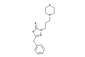 Image of 5-benzyl-3-(3-morpholinopropyl)-1,3,4-oxadiazole-2-thione