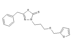 5-benzyl-3-[3-(2-furfuryloxy)propyl]-1,3,4-oxadiazole-2-thione