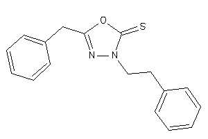 5-benzyl-3-phenethyl-1,3,4-oxadiazole-2-thione