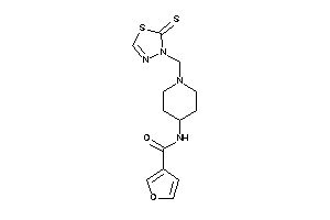 N-[1-[(2-thioxo-1,3,4-thiadiazol-3-yl)methyl]-4-piperidyl]-3-furamide