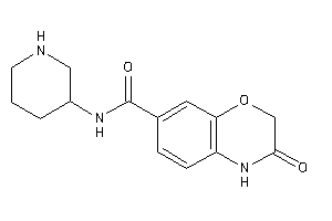 3-keto-N-(3-piperidyl)-4H-1,4-benzoxazine-7-carboxamide