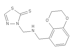 3-[(2,3-dihydro-1,4-benzodioxin-5-ylmethylamino)methyl]-1,3,4-thiadiazole-2-thione