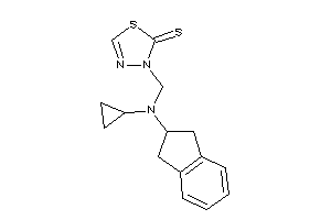 3-[[cyclopropyl(indan-2-yl)amino]methyl]-1,3,4-thiadiazole-2-thione