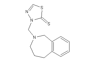 3-(1,3,4,5-tetrahydro-2-benzazepin-2-ylmethyl)-1,3,4-thiadiazole-2-thione