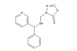 3-[[[phenyl(3-pyridyl)methyl]amino]methyl]-1,3,4-thiadiazole-2-thione