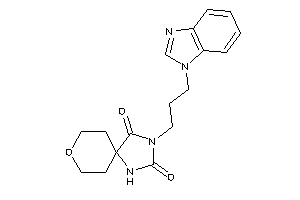 3-[3-(benzimidazol-1-yl)propyl]-8-oxa-1,3-diazaspiro[4.5]decane-2,4-quinone