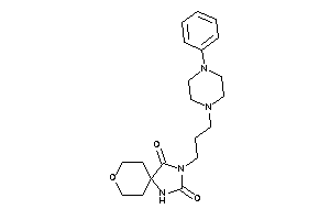 3-[3-(4-phenylpiperazino)propyl]-8-oxa-1,3-diazaspiro[4.5]decane-2,4-quinone