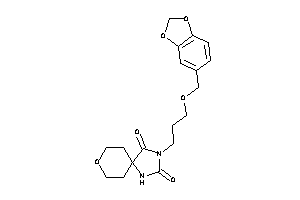 3-(3-piperonyloxypropyl)-8-oxa-1,3-diazaspiro[4.5]decane-2,4-quinone