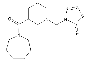 Azepan-1-yl-[1-[(2-thioxo-1,3,4-thiadiazol-3-yl)methyl]-3-piperidyl]methanone