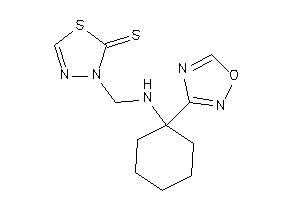 3-[[[1-(1,2,4-oxadiazol-3-yl)cyclohexyl]amino]methyl]-1,3,4-thiadiazole-2-thione