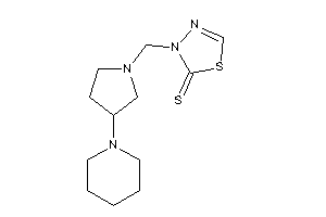 3-[(3-piperidinopyrrolidino)methyl]-1,3,4-thiadiazole-2-thione