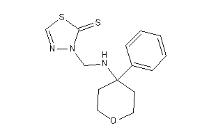 3-[[(4-phenyltetrahydropyran-4-yl)amino]methyl]-1,3,4-thiadiazole-2-thione