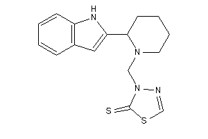 3-[[2-(1H-indol-2-yl)piperidino]methyl]-1,3,4-thiadiazole-2-thione