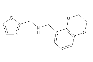 2,3-dihydro-1,4-benzodioxin-8-ylmethyl(thiazol-2-ylmethyl)amine