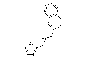 2H-chromen-3-ylmethyl(thiazol-2-ylmethyl)amine