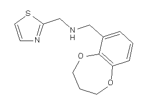 3,4-dihydro-2H-1,5-benzodioxepin-6-ylmethyl(thiazol-2-ylmethyl)amine