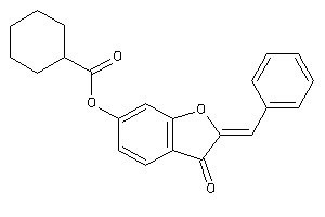 Cyclohexanecarboxylic Acid (2-benzal-3-keto-coumaran-6-yl) Ester