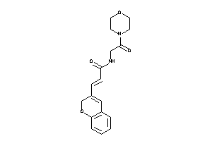 3-(2H-chromen-3-yl)-N-(2-keto-2-morpholino-ethyl)acrylamide