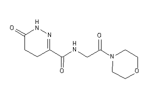 6-keto-N-(2-keto-2-morpholino-ethyl)-4,5-dihydro-1H-pyridazine-3-carboxamide