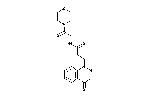 3-(4-ketocinnolin-1-yl)-N-(2-keto-2-morpholino-ethyl)propionamide