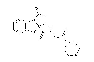 1-keto-N-(2-keto-2-morpholino-ethyl)-2,3-dihydropyrrolo[2,1-b][1,3]benzothiazole-3a-carboxamide