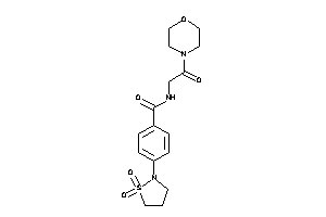 4-(1,1-diketo-1,2-thiazolidin-2-yl)-N-(2-keto-2-morpholino-ethyl)benzamide