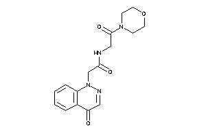 Image of 2-(4-ketocinnolin-1-yl)-N-(2-keto-2-morpholino-ethyl)acetamide