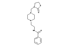 N-[2-[4-[(2-ketothiazolidin-3-yl)methyl]piperazino]ethyl]benzamide