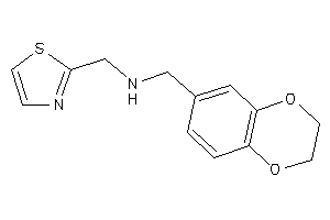 2,3-dihydro-1,4-benzodioxin-7-ylmethyl(thiazol-2-ylmethyl)amine