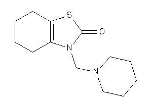 3-(piperidinomethyl)-4,5,6,7-tetrahydro-1,3-benzothiazol-2-one
