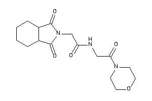 2-(1,3-diketo-3a,4,5,6,7,7a-hexahydroisoindol-2-yl)-N-(2-keto-2-morpholino-ethyl)acetamide