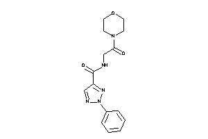 N-(2-keto-2-morpholino-ethyl)-2-phenyl-triazole-4-carboxamide