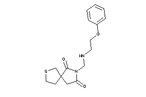 3-[(2-phenoxyethylamino)methyl]-7-thia-3-azaspiro[4.4]nonane-2,4-quinone