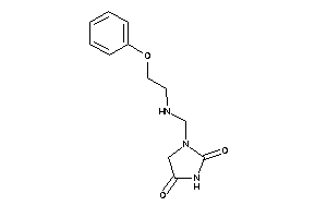 1-[(2-phenoxyethylamino)methyl]hydantoin