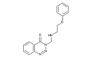 3-[(2-phenoxyethylamino)methyl]-1,2,3-benzotriazin-4-one