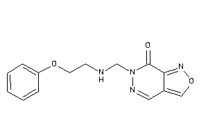 6-[(2-phenoxyethylamino)methyl]isoxazolo[3,4-d]pyridazin-7-one
