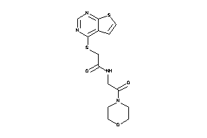 N-(2-keto-2-morpholino-ethyl)-2-(thieno[2,3-d]pyrimidin-4-ylthio)acetamide