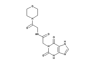 2-(2,6-diketo-3,7-dihydropurin-1-yl)-N-(2-keto-2-morpholino-ethyl)acetamide