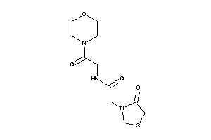 N-(2-keto-2-morpholino-ethyl)-2-(4-ketothiazolidin-3-yl)acetamide