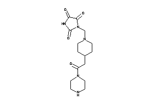 1-[[4-(2-keto-2-piperazino-ethyl)piperidino]methyl]imidazolidine-2,4,5-trione