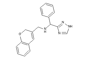 2H-chromen-3-ylmethyl-[phenyl(1H-1,2,4-triazol-3-yl)methyl]amine