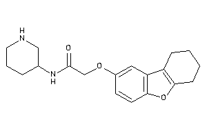 N-(3-piperidyl)-2-(6,7,8,9-tetrahydrodibenzofuran-2-yloxy)acetamide