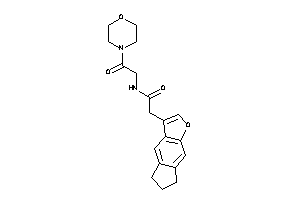 2-(6,7-dihydro-5H-cyclopenta[f]benzofuran-3-yl)-N-(2-keto-2-morpholino-ethyl)acetamide