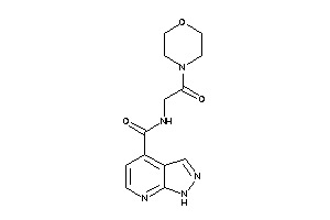 N-(2-keto-2-morpholino-ethyl)-1H-pyrazolo[3,4-b]pyridine-4-carboxamide