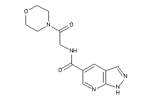 N-(2-keto-2-morpholino-ethyl)-1H-pyrazolo[3,4-b]pyridine-5-carboxamide